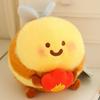 Lovable Thegreenparty Bee Plush Keychain Soft And Squishy Stuffed Animal Ornament For Bags And Keys