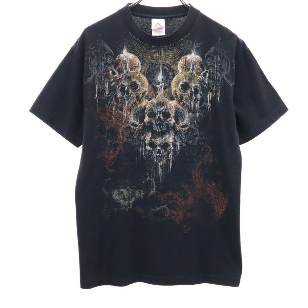 

ALSTYLE Print Short sleeve T-shirt M Black series Men s Used