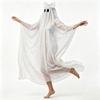 Vicces Masnis Szellem Köpeny Csillogó Cosplay Kellék Halloweeni Jelmez Köpeny Előadási Kellék