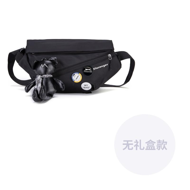 

Новая поясная сумка Slazenger из нейлоновой ткани со съемным кукольным значком, сумка-слинг, наплечная сумка, сумка через плечо, средняя, унисекс SLA1742 31.0*9.9*21.1CM