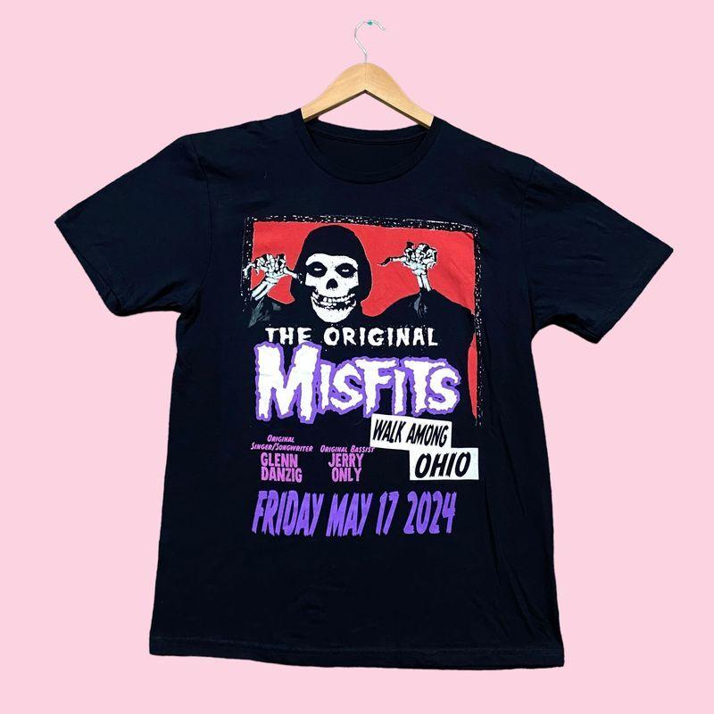 The Misfits Walk Among Punk Rock Band Cotton Unisex Tshirt Reprint S5XL KH7681 XXL