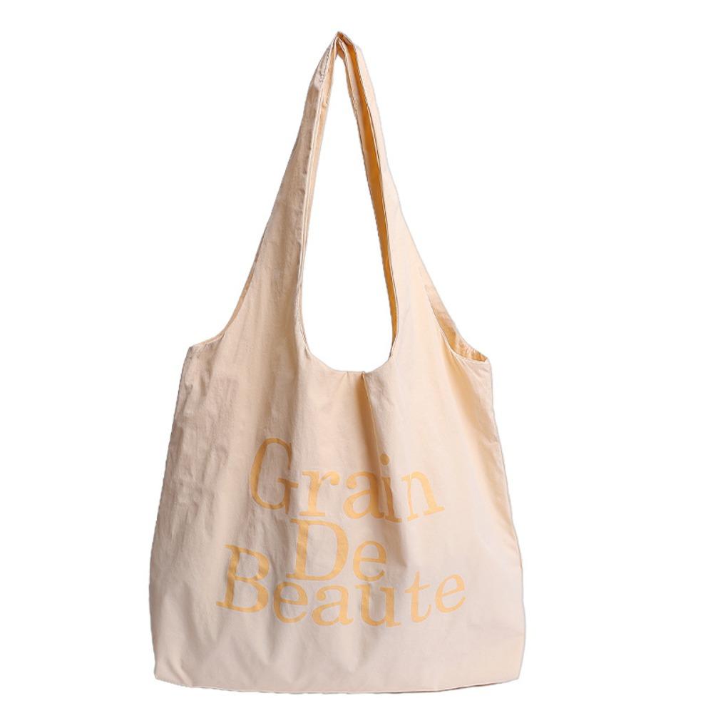 Korean Nylon Tote Bags Casual Commute Bag Ins Letter Shoulder Bag  Daily