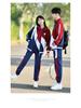 Preppy Style Three-Piece School Uniform Set for Students – Autumn Collection