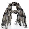 Scarf Women's Winter High-end Sense New Versatile Warm Imitation Cashmere Scarf Retro Plaid Scarf