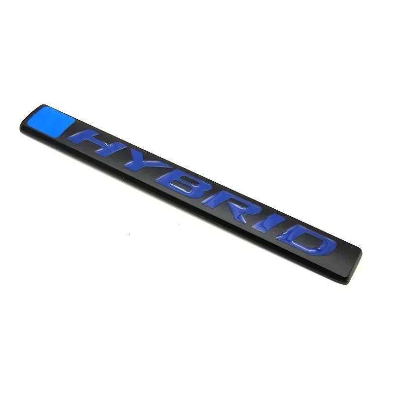 3D Metal Hybrid Logo Car Sticker Rear Trunk Side Fender Emblem Badge Sticker For Honda CRV HRV CIVIC Fit Accord Jazz Accessories