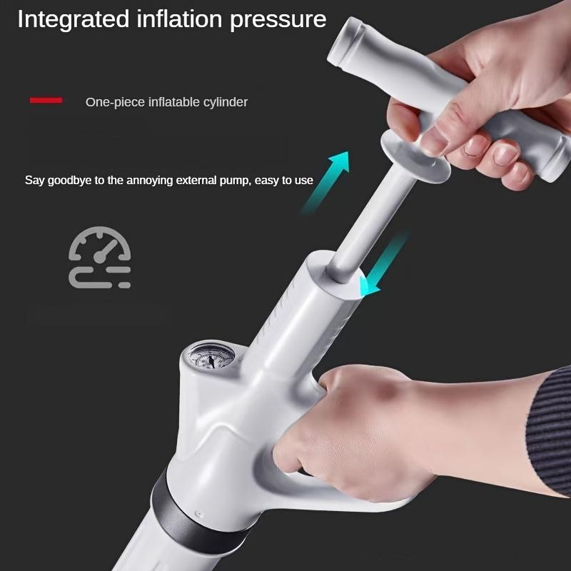 1pc Heavy-Duty Drain Jet Gun - Powerful Toilet Plunger for Unclogging Bathroom, Sink, and Floor Drains, Air Plunger Tool with Adjustable Pressure