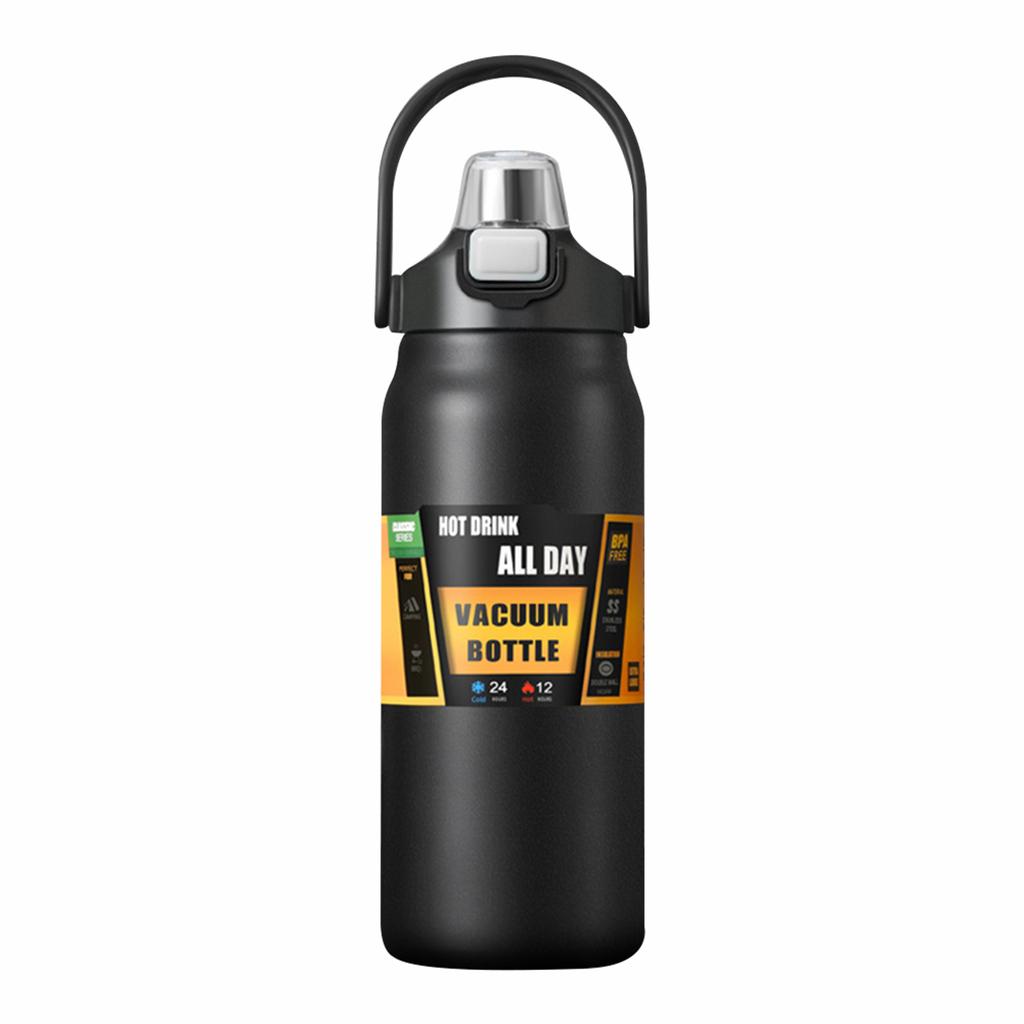 800-1500ML Steel Thermo Bottle Portable Big Cap Insulated Water Bottle Thermo Outdoor Sports Water Vacuum Flask