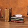 Vintage Tissue Box Paper Storage Holder Table Kitchen Napkin Organizer Box Creative Book Handkerchief Container Home Decoration