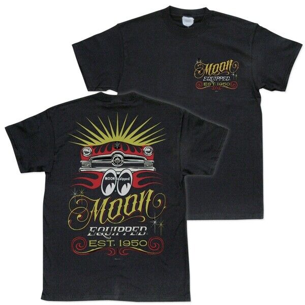 Mooneyes T Shirt Shoebox Hot Rat Rod Old School Gasser NEW Unisex T-Shirt M
