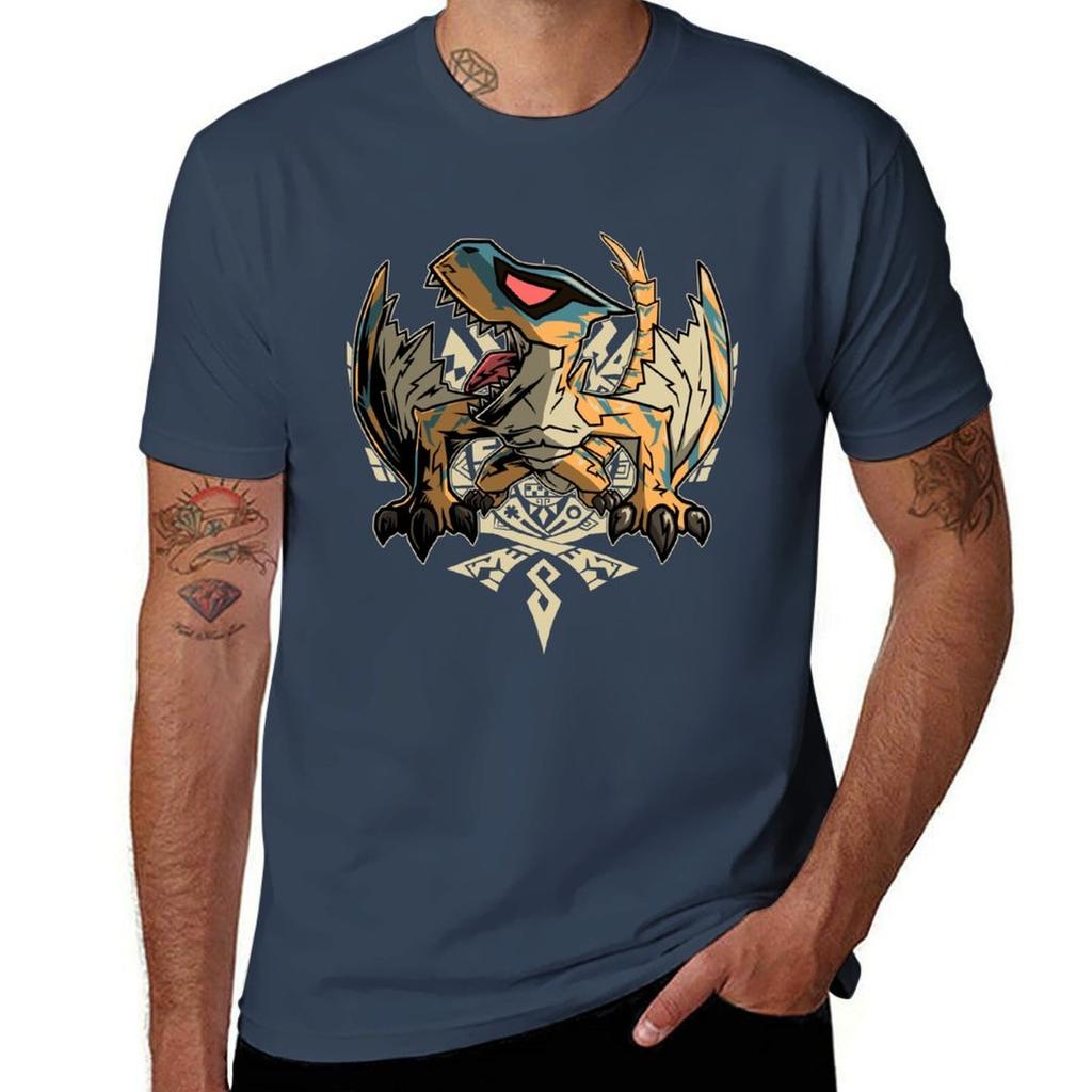 Tigrex Monster Hunter TShirt Fitness Training Breathable Tee
