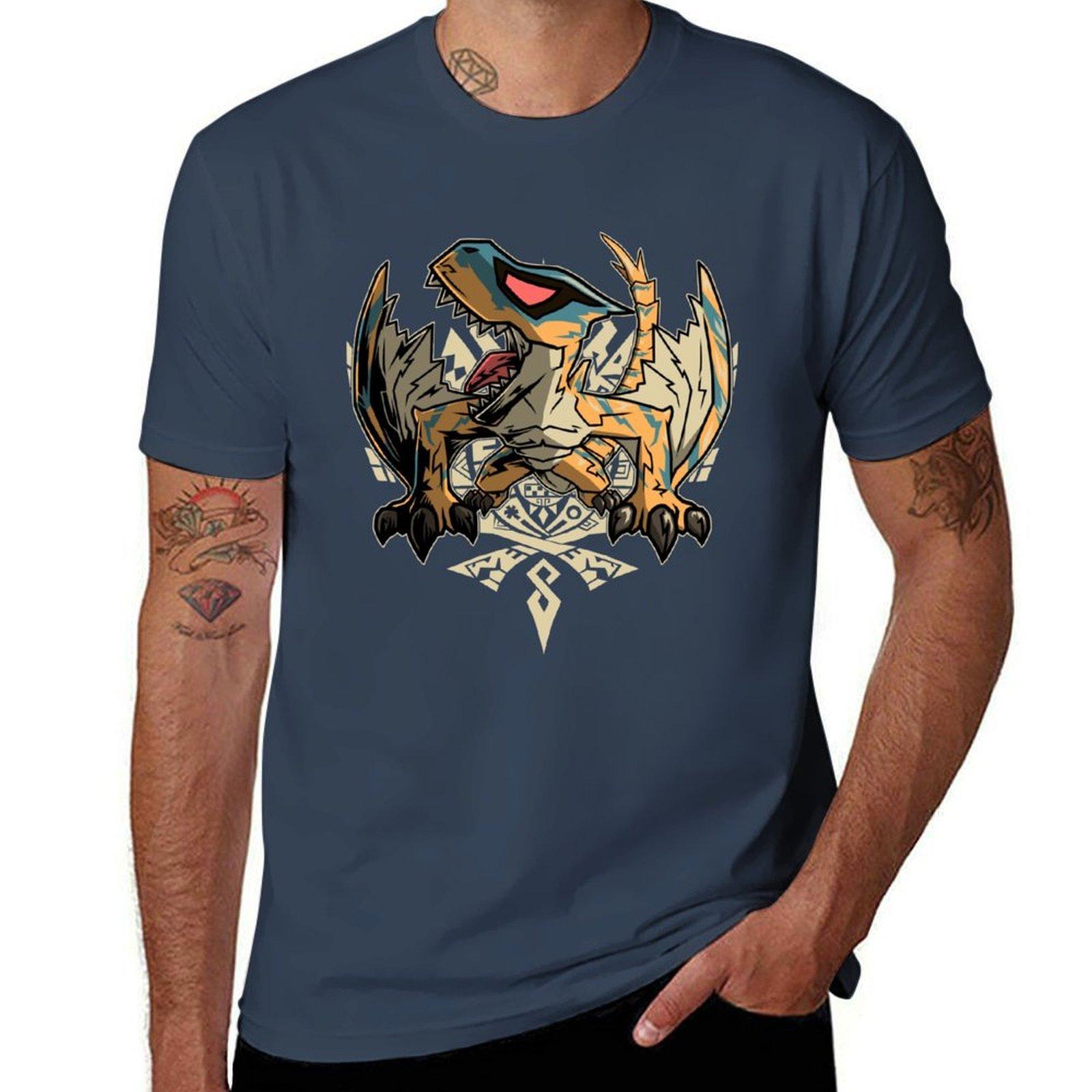 Tigrex Monster Hunter TShirt Fitness Training Breathable Tee S
