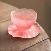 Glass Tea Cup Home Decoration Sake Cup Handmade Coaster Glass Cup Chinese Style Tea Cup Set Tabletop Atmosphere Small Ornament