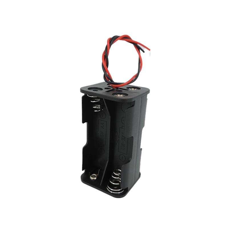 

AA 1 2 3 4 слота порты AA 1.5v 6v Power Battery Storage Case Box Holder Leads Провода черные для инструментов для самостоятельного ремонта Black 4Slots B