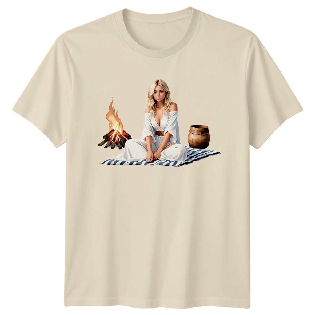 Campfire Relaxation Outdoors Graphic Tee Unisexs TShirt Unisexs Tee
