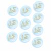 10Pcs Gender Reveal Button Pins Tinplate Baby Shower Party Favors Decoration Supplies