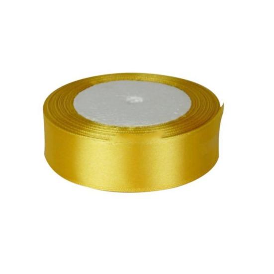 Široká 1 palcová široká barevná saténová stuha šití 25 yardů Svatba Narozeninová párty dekorace