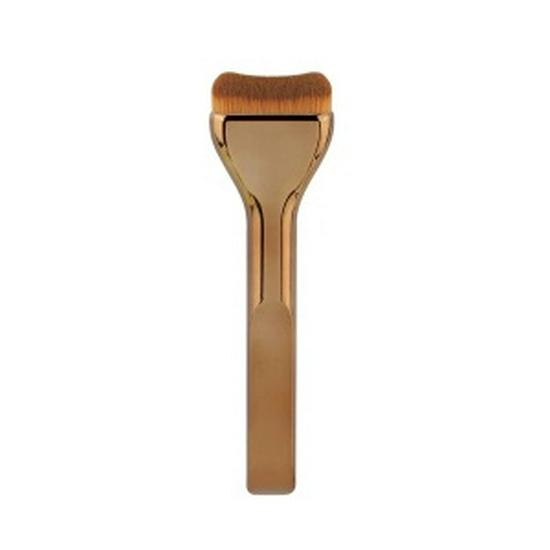 Hot Selling Tongue-Shaped Foundation Brush: Ultra-Thin, Flat Head, Soft Bristles for Seamless Coverage Without Product Absorption