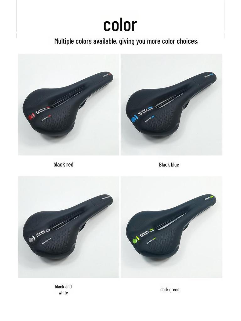 Breathable Hollow Bicycle Saddle - Comfortable for Mountain and Road Racing Bikes
