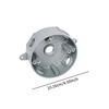Round Weatherproof Box Diameter 101.6mm/40.00inch Threaded Outlets Wire Junction Box for Network Outside Lamps Garden Yard