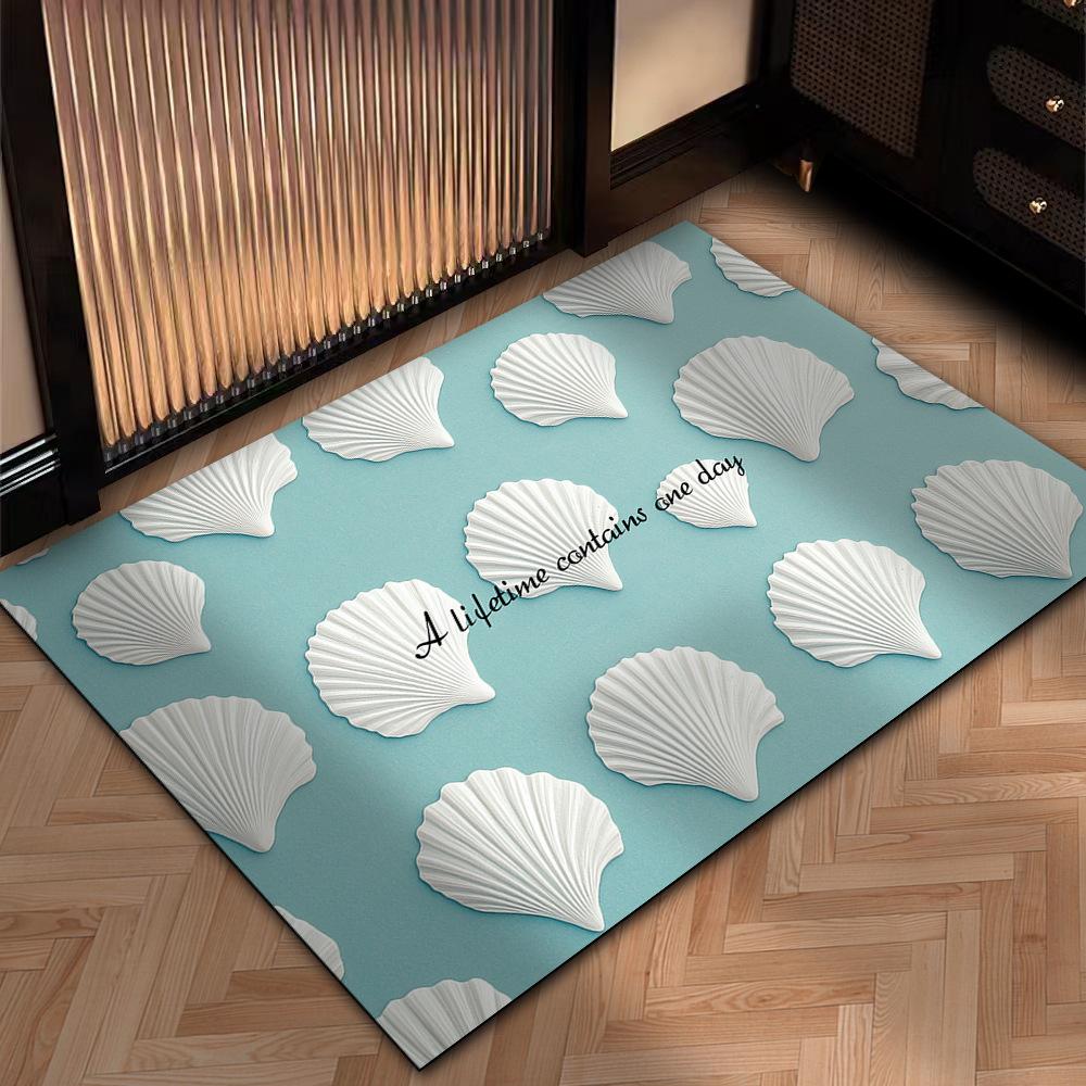 

Коврик для ванной комнаты, нескользящий, впитывающий, противоскользящий, диатомовая грязь, быстросохнущий, коврик для ног, коврик для туалета и душа, коврик для двери в ванную комнату 40 * 60CM diatom mud