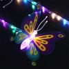 5PCS New Butterfly Fairy Wand Led Light Up Flashing Magic Wand Girls Princess Role Play Props Dollhouse Party Toys Gifts