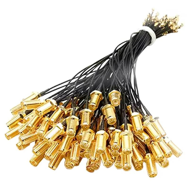 2/4/8 szt. Kabel Pigtail RP SMA Kabel 1.13 Złącze żeńskie SMA do kabla UFL/U.FL do przedłużenia anteny WiFi