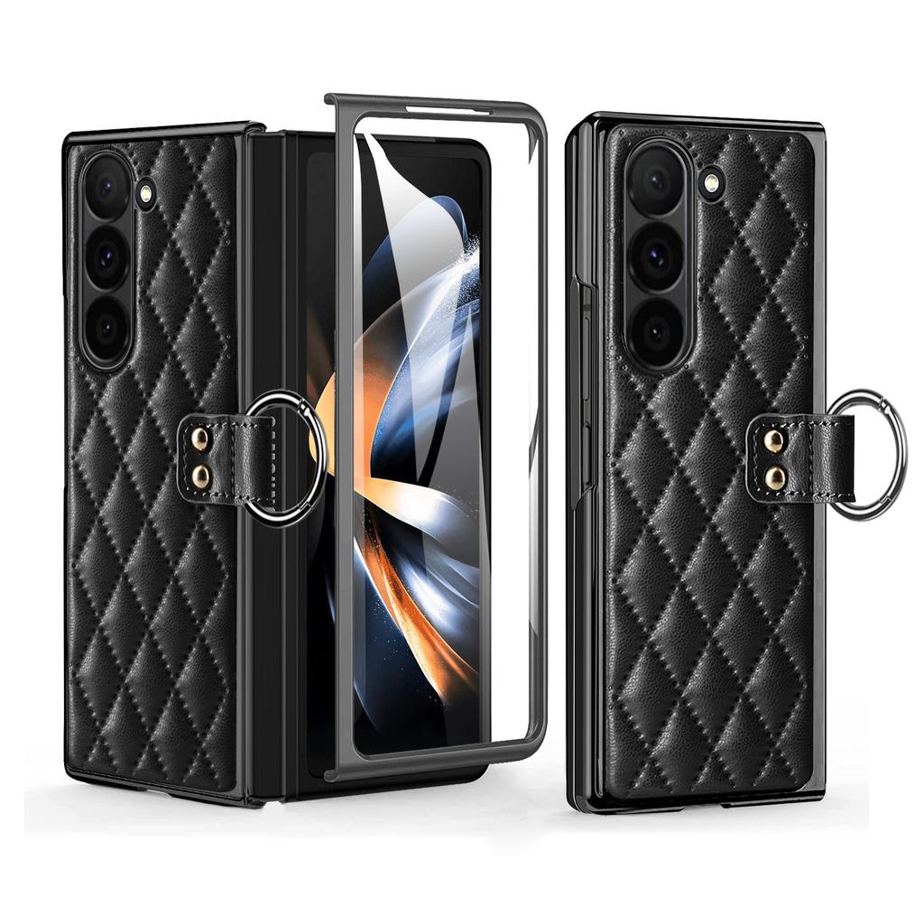 Luksusowe galwanizowane etui Fold7 do Samsung Galaxy Z Fold 7 6 5 4 Damskie etui ochronne z osłoną ekranu