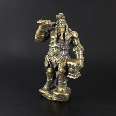 Brass Orc Tribe Thrall Soldier Model Ornament Desktop Office Decoration Crafts Miniatures Figurines