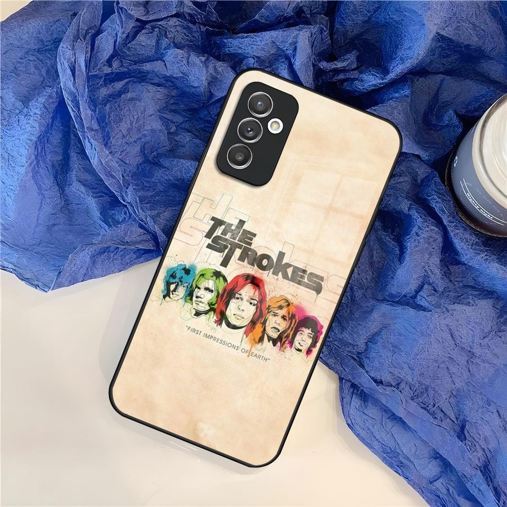 The Strokes Phone Case for Samsung S25 S24 S30 S21 S23 S20 S22 Fe S10 E S9 Note 20 Pro Ultra Plus Glass Cover
