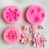 3D Lotusblumen Silikonform DIY Küchen Backwerkzeug Schokolade Fondant Kuchen Dekoration Geburtstag Hochzeitsparty Backform