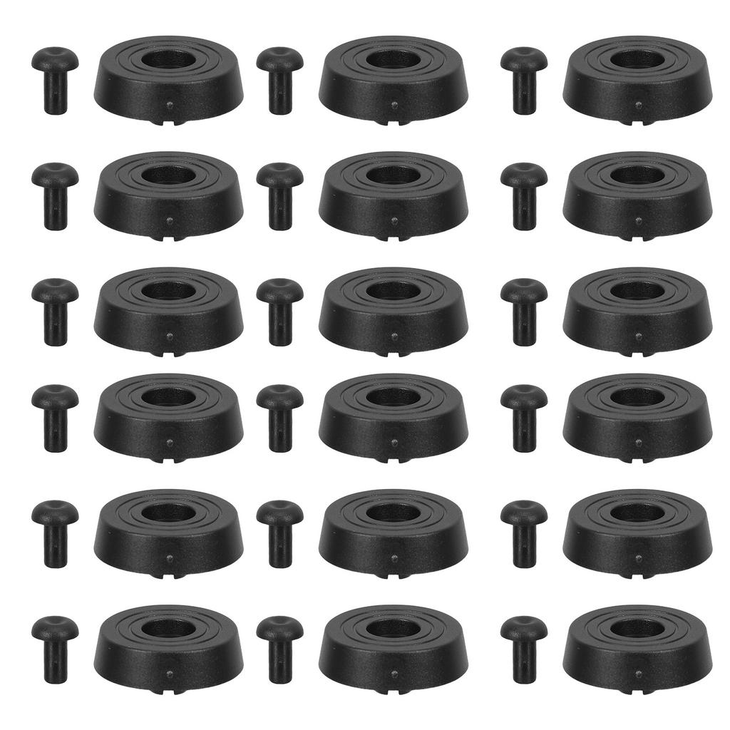 20 Peças Pés para Gabinete de Computador Amortecedores Anti Vibração Tapete de Pé Absorvente de Choque Suporte para Pés de Gabinete de PC Substituição Antiderrapante para Desktop
