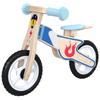Children's Balance Bike, No Pedals, Adjustable PU Saddle, Ages 3-5, up to 50 kg, Natural Wood