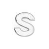 182pcs/lot 8mm 10mm Silver Plain Slide Letter Charms Alphabet A-Z For Bracelet Wristband Keychain Pet Collar DIY Jewelry Making