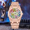 Men's Fashion Quartz Watch Waterproof Business Casual Wristwatch with Date Luminous Sport Dial