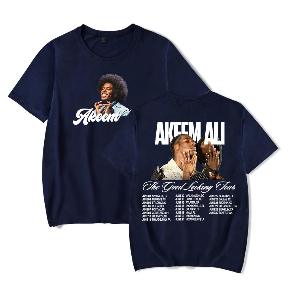 Akeem Ali The Good Looking Tour TShirts Merch Unisex Fashion Short Sleeve Tees Crew Neck Tops S