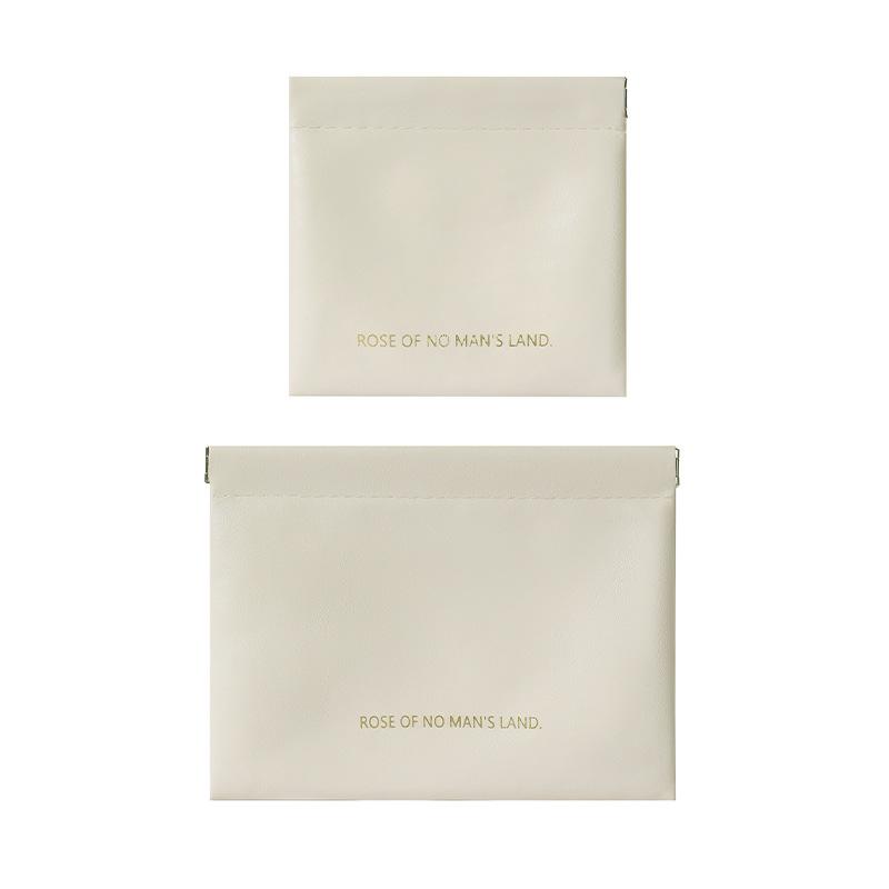3610 PU Leather Mini Cosmetic Bag Outgoing Portable Cosmetic Storage Bag Automatic Closure Shell Bag