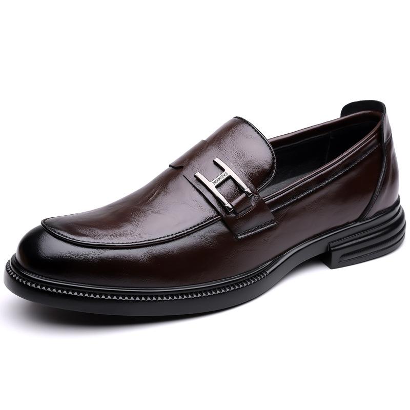 

Men s casual shoes driving shoes trend soft leather soft sole one pedal leather shoes men s galoshes 44