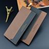 Men's Wallet, Men's Long Wallet, Fashionable Patchwork Color-block Thin Youth Soft Leather Wallet, Multi-card Card Clip, Suit Bag