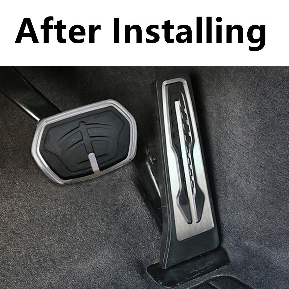 Pedal Cover For BMW X1 F48 2016- 2022 2021 X2 F39 2018 - 2021 AT ( LHD ) Stainless Steel Car Pedals Accelerator Gas Brake