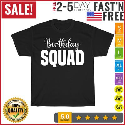 Birthday Squad Party Birthday Cool Funny Bday Team for Girls T Shirt Mens Womens Tees Top Men Women