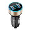 Dual USB Car Charger Cigarette Lighter Adapter for Fast Mobile Phone Charging