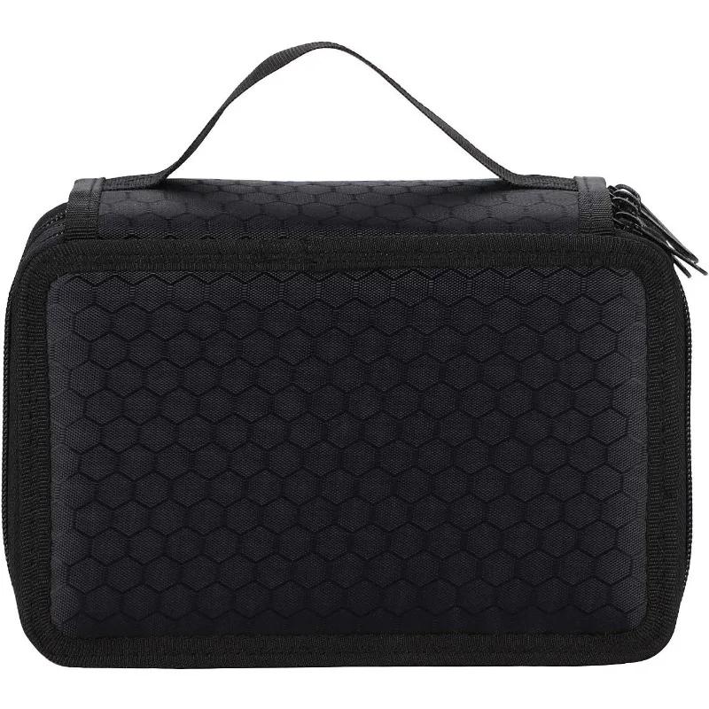 72 Slots Penci Color Pencil Case Organizer Oxford Cloth Student Stationery Pencil Bag Large Capacity Storage