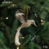 Foam Feather Bird Peacock Bird Decoration Christmas Tree Decoration Feather Pendant Christmas Decorations