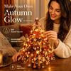 Bead Crafting Kits for Adults DIY Beaded Christmas Tree Kit Handmade with LED Lights Ornament Making Set Holiday Craft Project Kit Adults