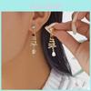 Christmas Atmosphere Star And Tree Drop Dangle Earrings With Electroplated Zinc Alloy For Women