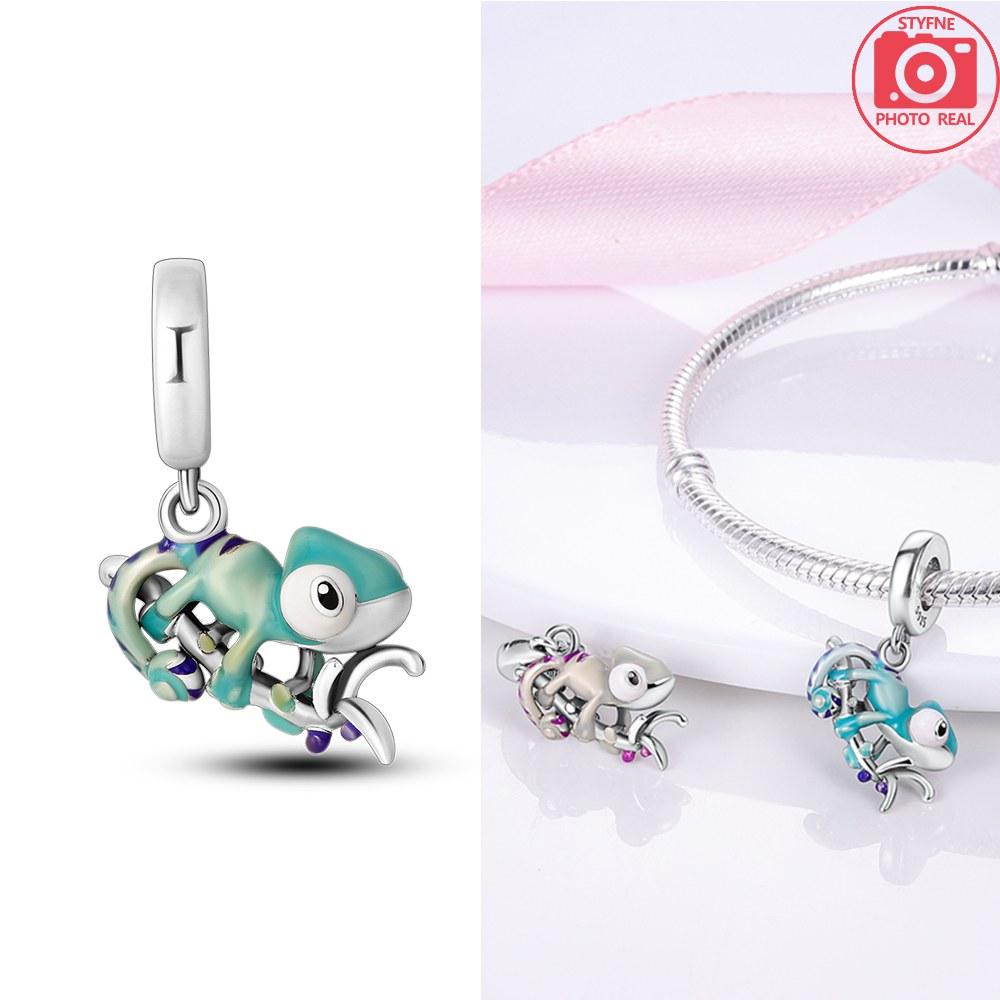 Charms Plata Forest Chameleon Charm Pendant Copper Colors For Charms Copper Colors Original Bracelet For Jewelry Making