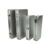 Tinplate Material Watercolor Box Sealed Storage Rectangular Shape Metal Box Silvery Gray Durable Construction Organizer Box