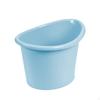 Bath Bucket with Support Seat Infant Bathtub for Infants Newborn Blue