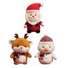 Plush Santa Claus Stuffed Festival Doll Snowman Stuffed Plush Doll  Christmas New Year Gifts