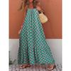 GMXIA Moda Donna Estate Primavera Abiti Casual Senza Maniche con Bretelle Stampa Colore Solido